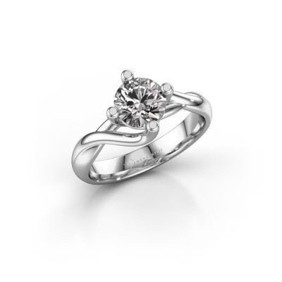 Engagement ring Paulien 950 platinum diamond 1.00 crt