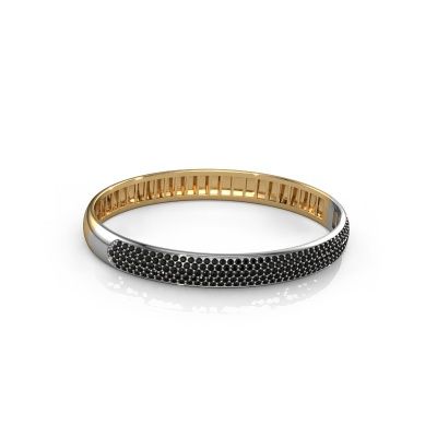 Bangle Emely 8mm 585 gold black diamond 3.643 crt