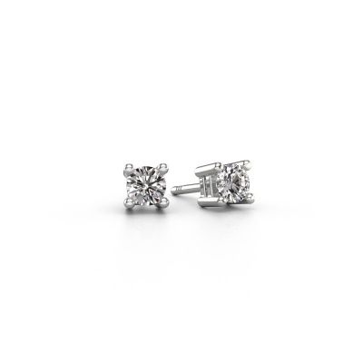 Stud earrings Eline 585 white gold diamond 0.25 crt