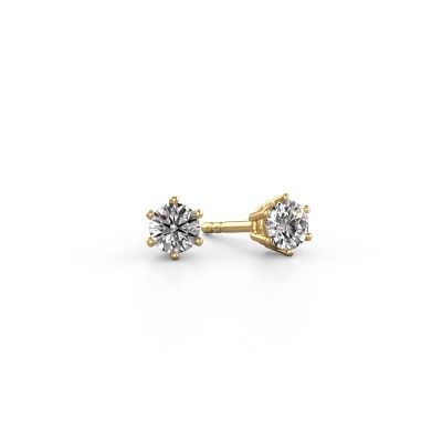 Ohrringe Fay 585 Gold Zirkonia 4.2 mm