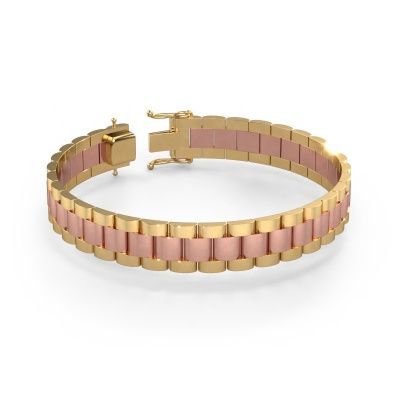 Armband Erik 12 mm 585 rosé goud ±12 mm