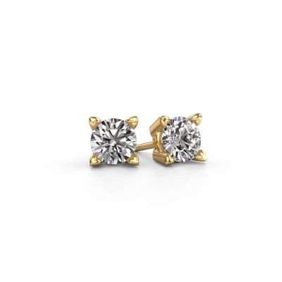 Stud earrings Cather 585 gold diamond 1.00 crt