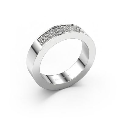 Ring Lindsey 1 950 Platin Zirkonia 1.1 mm