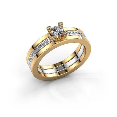 Ring Alisha 585 gold diamond 0.36 crt