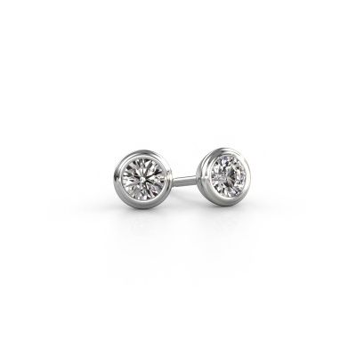 Stud earrings Shemika 585 white gold diamond 0.30 crt