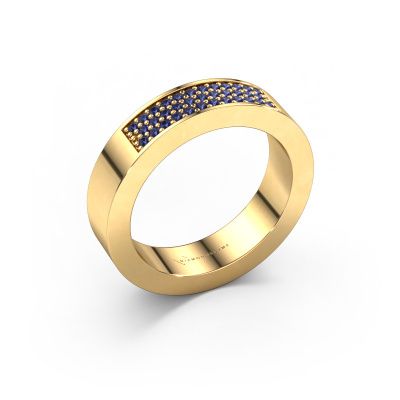 Ring Lindsey 1 585 gold sapphire 1.1 mm