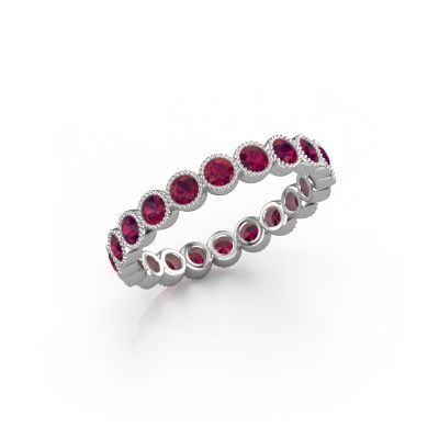 Ring Mariam 0.05 950 platinum rhodolite 2.4 mm