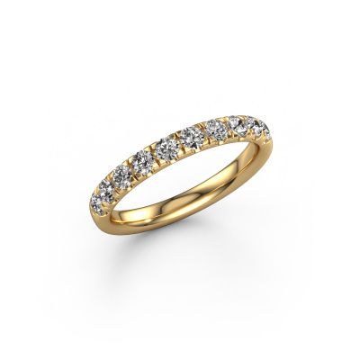 Stackable ring Jackie Half 585 gold lab-grown diamond 0.55 crt