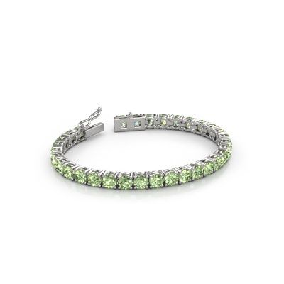 Tennis bracelet Shirley 5.0 lab diamond 585 white gold 5 mm