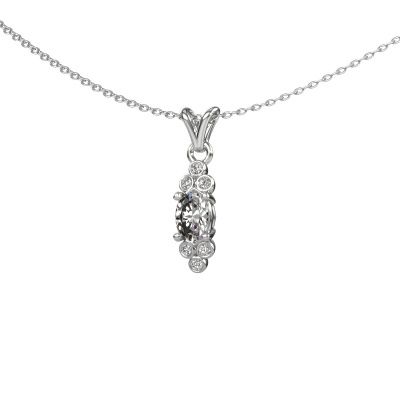 Pendentif Lucy 2 585 or blanc diamant 0.46 crt