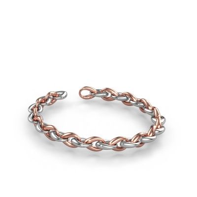 Bracelet Rachelle 10mm 585 white gold ±0.39 in