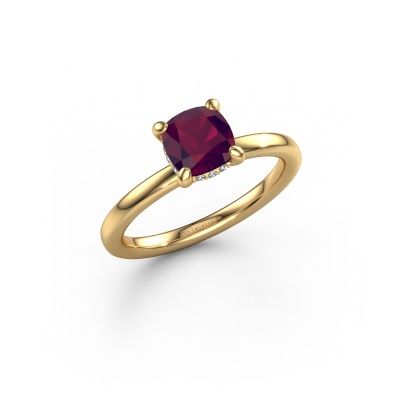 Engagement ring Simone CUS 2 585 gold rhodolite 6 mm