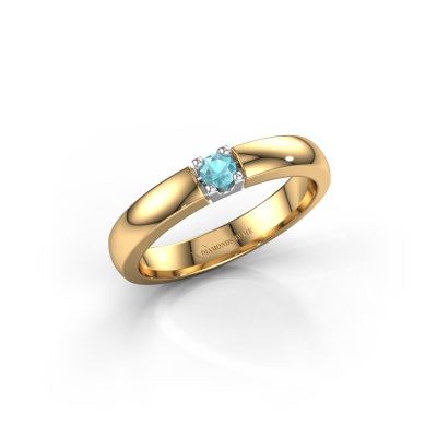Ring Rianne 1 585 Gold Blau Topas 3 mm