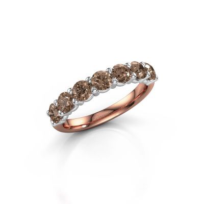 Ring Heddy Half 585 Roségold Braun Diamant 1.40 crt