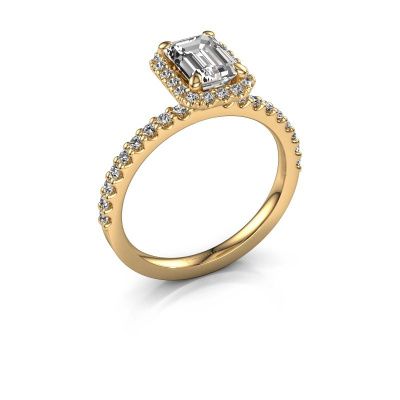 Verlobungsring Miranda eme 585 Gold Lab-grown Diamant 1.615 crt