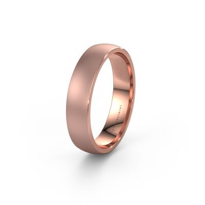 Wedding ring WH0100M25AM 585 rose gold ±0.20x0.07 in
