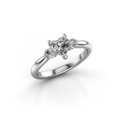 Engagement ring Lieselot HRT 585 white gold diamond 0.81 crt