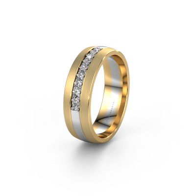 Ehering WH0413L26APM 585 Weißgold Diamant ±6x1.7 mm
