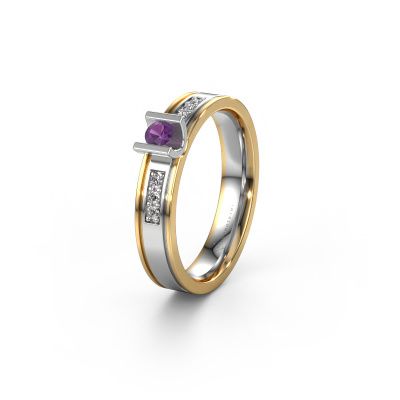 Ehering WH2108L14A 585 Weißgold Amethyst ±4x1.7 mm