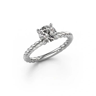 Engagement ring Twanna 950 platinum diamond 1.00 crt