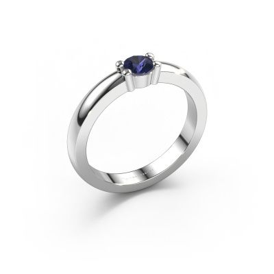 Ring Yasmin 1 585 white gold sapphire 4 mm