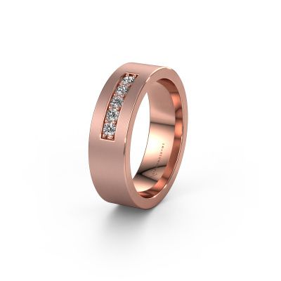 Ehering WH0111L16BM 585 Roségold Lab-grown Diamant ±6x2 mm