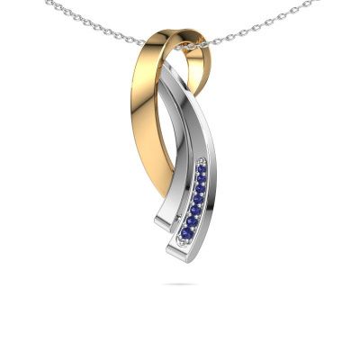 Pendant Lida 585 gold sapphire 1 mm
