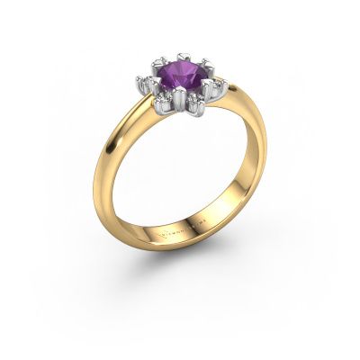 Ring Liesbeth 585 gold amethyst 5 mm