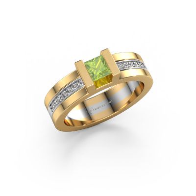 Engagement ring Desire 585 gold peridot 4 mm