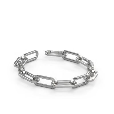 Bracelet CFE sqr 10.0 585 white gold ±0.39 in (10 mm)
