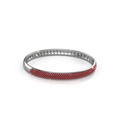 Bracelet Emely 6mm 585 white gold ruby 1.2 mm