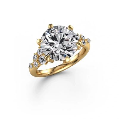 Engagement ring Royce RND 585 gold lab grown diamond 5.00 crt