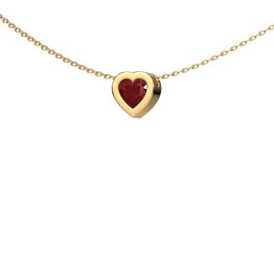 Pendant Tonja 585 gold ruby 5 mm