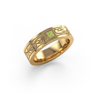 Herrenring Matijs 585 Gold Peridot 3 mm
