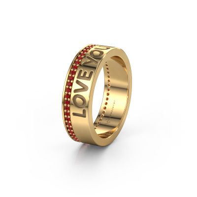 Wedding ring Namering 4 585 gold ±6x2 mm