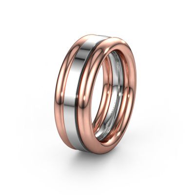 Bague d'amitié WH6018M 585 or rose ±8x2.8 mm