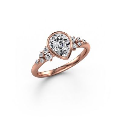 Engagement ring Aliyah PER 585 rose gold diamond 1.203 crt