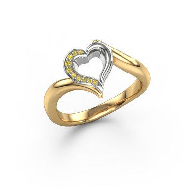 Ring Katlyn 585 Gold Gelb Saphir 0.8 mm