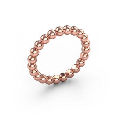 Stackable ring Dani 3mm 585 rose gold