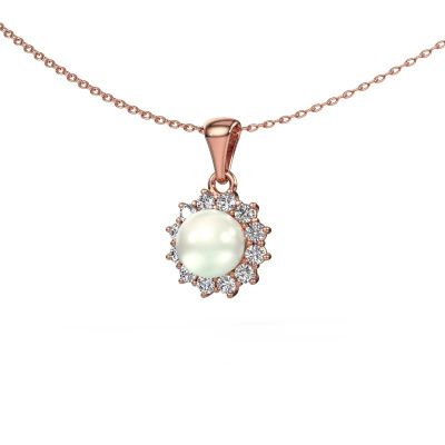 Pendant Rian 585 rose gold white pearl 7 mm