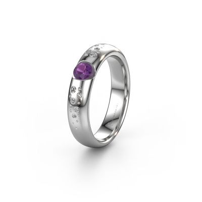 Ehering WH2104L34A 950 Platin Amethyst ±4,5x1.7 mm