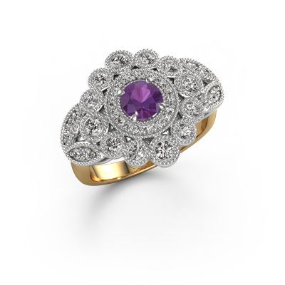 Ring Elia 585 gold amethyst 5 mm