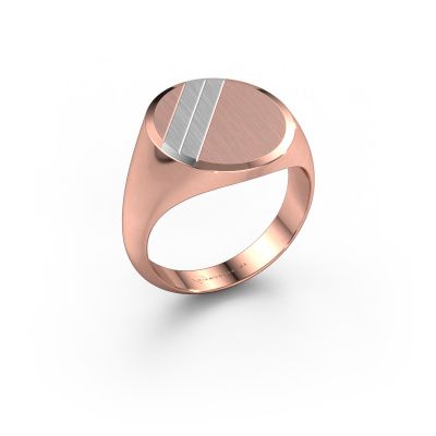 Signet ring Timo 5 585 rose gold