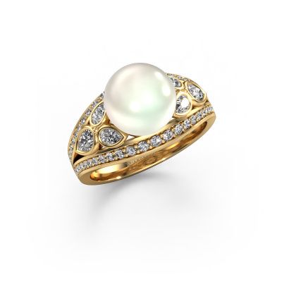 Ring Marlies 585 gold white pearl 9 mm