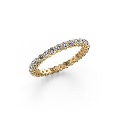 Stackable ring Michelle full 2.0 585 gold zirconia 2 mm