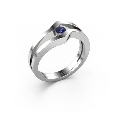 Ring Elize 585 white gold sapphire 3.4 mm