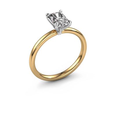 Bague de fiançailles Crystal RAD 1 585 or jaune diamant 1.00 crt