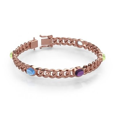 Link link bracelet Corinne 5 8mm 585 rose gold