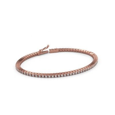 Tennisarmband Karin 2 mm 585 Roségold Lab-grown Diamant 2.16 crt