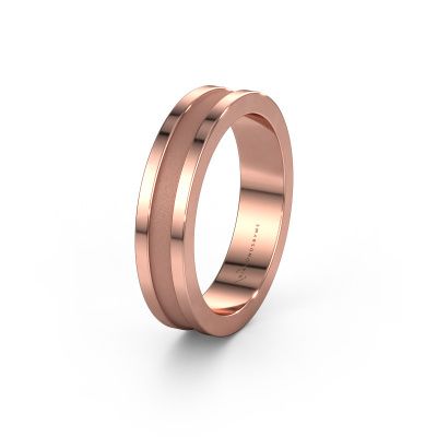 Wedding ring WH2001M 585 rose gold ±0.20x0.08 in